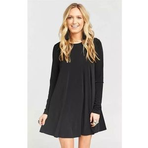Show Me Your MuMu Will Tunic Black Spandy SIZE S